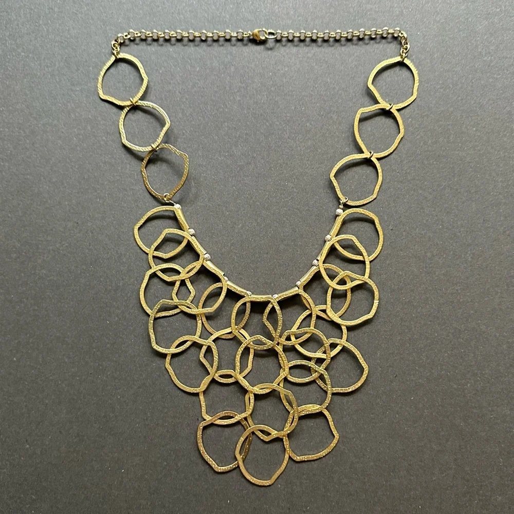Anthro “Stone Harbor Bib Necklace” - Picture 7 of 13